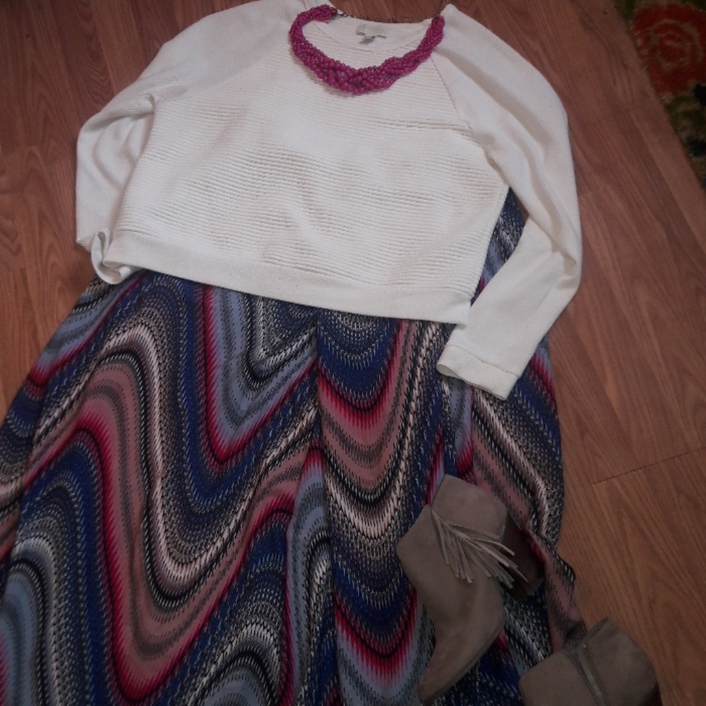 ❣Skirt with blue and pink pattern❣